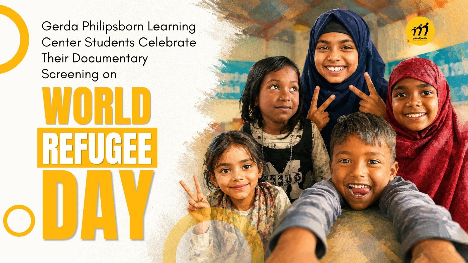 Gerda Philipsborn Learning Center Students Celebrate Their Documentary Screening on World Refugee Day