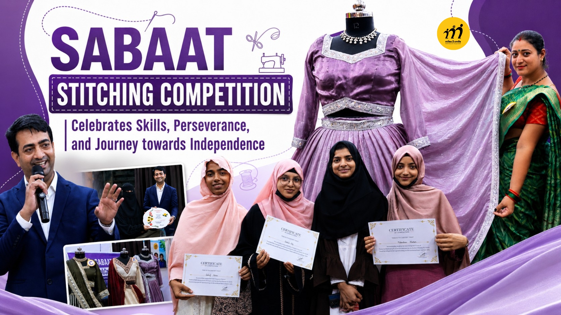 Sabaat Stitching Competition Celebrates Skills, Perseverance, and Journey towards Independence 