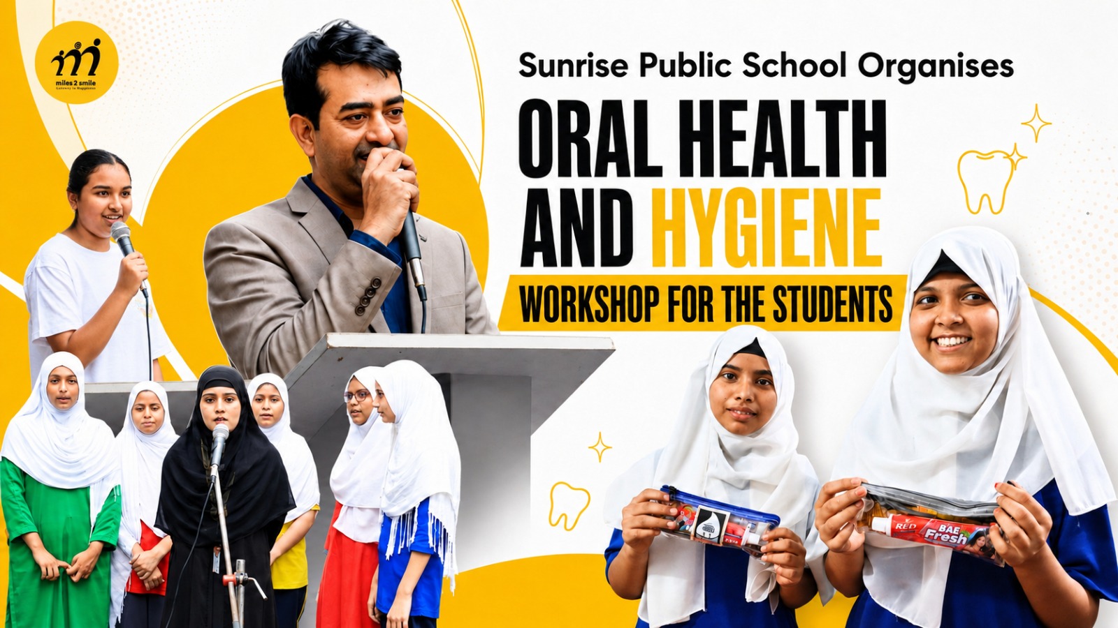 Sunrise Public School Organises Oral Health and Hygiene Workshop for the Students